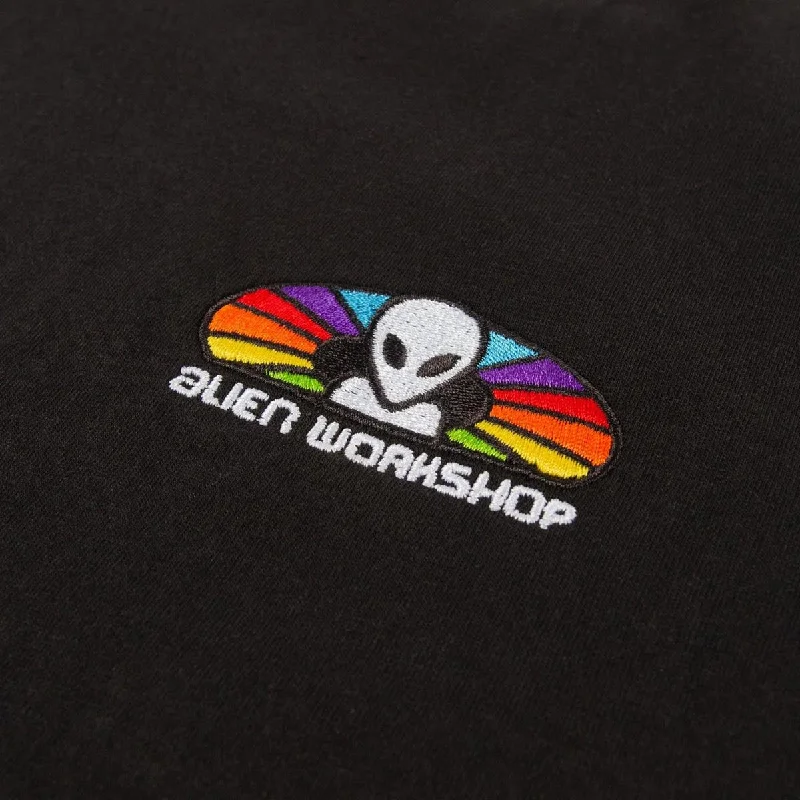 Alien Workshop Spectrum Embroidered Long Sleeve T-Shirt - Black