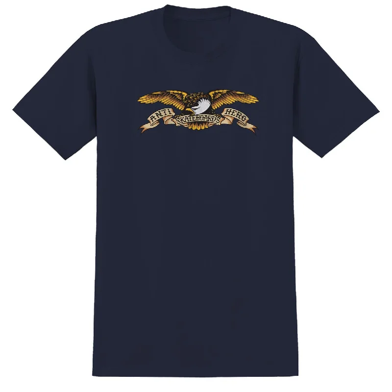 Anti-Hero Eagle T-Shirt - Navy/Black Multi Color