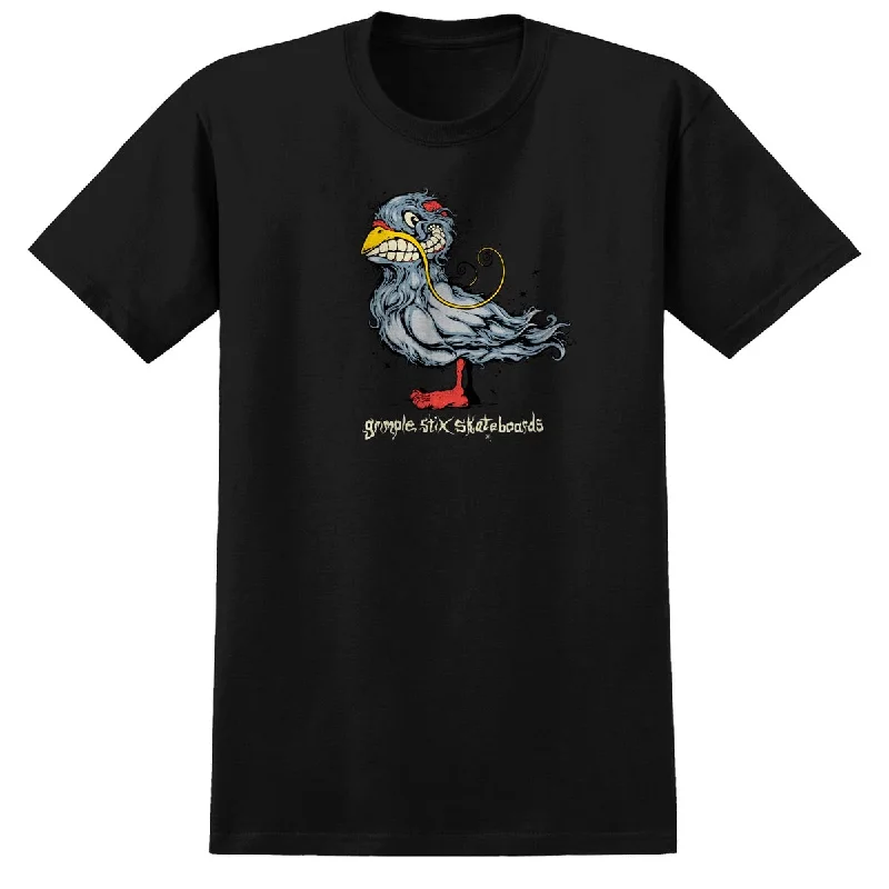 Anti-Hero Grimple Pigeon T-Shirt - Black/Multi Color