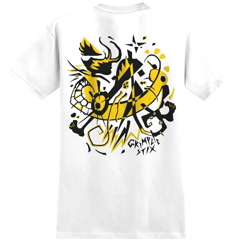 Anti-Hero Grimplestix Abstract Pocket T-Shirt - White