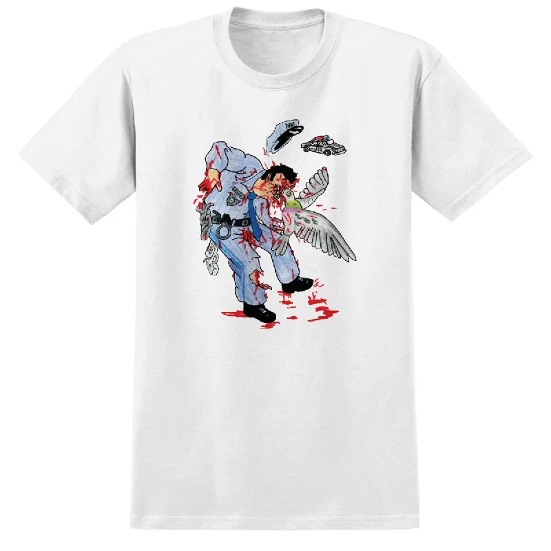 Anti-Hero Pigeon Attack T-Shirt - White/Multi Color