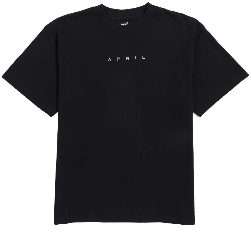 April EMB T-Shirt - Black