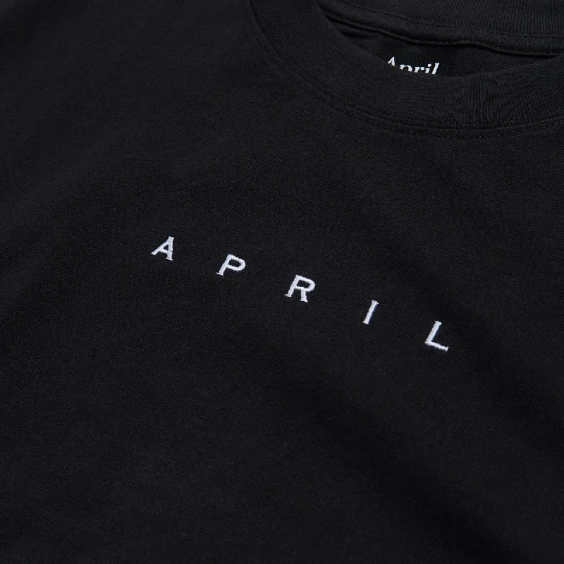 April EMB T-Shirt - Black