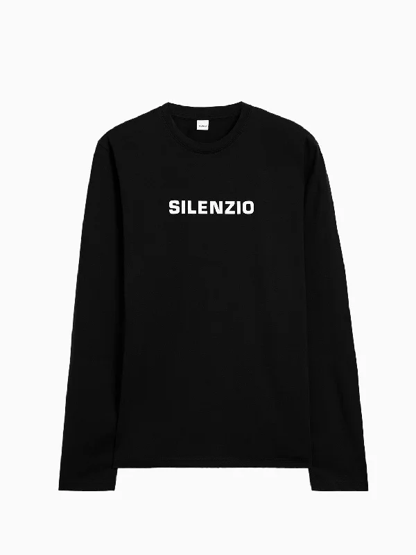 Aspesi Silenzio Long Sleeve T-shirt Black