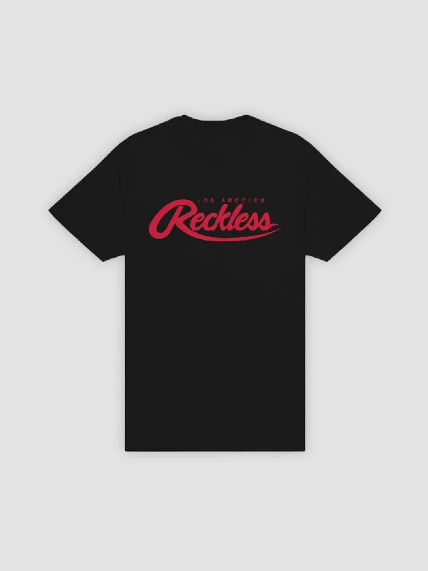 Big R Script Tee - Black