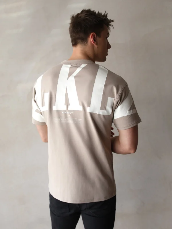 BLKLY Relaxed T-Shirt - Tan