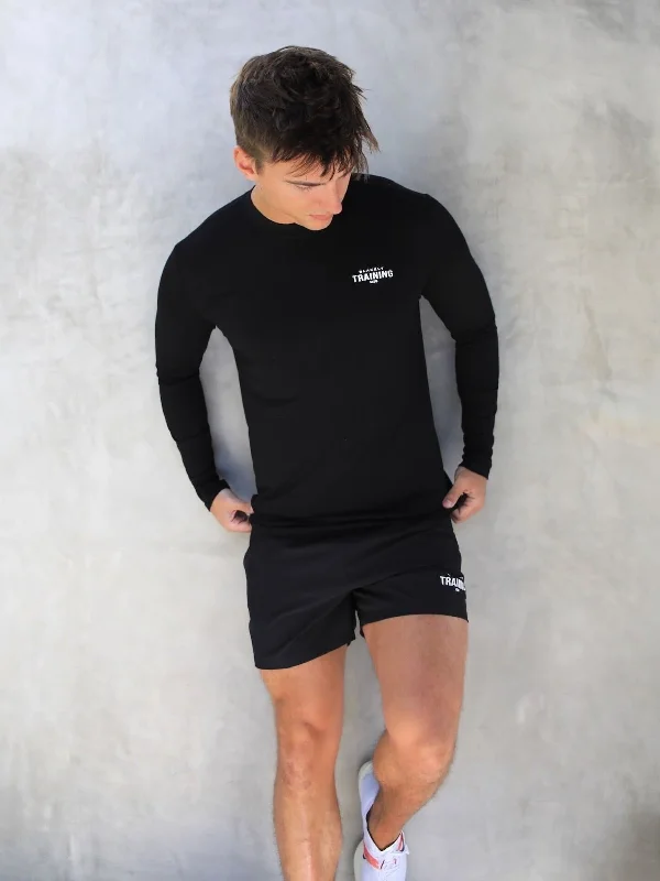 Long Sleeve Training T-Shirt - Black