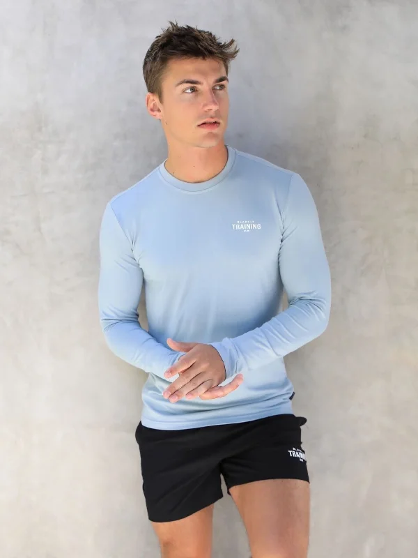 Long Sleeve Training T-Shirt - Light Blue