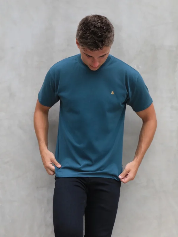 Anchor Relaxed T-Shirt - Teal Green