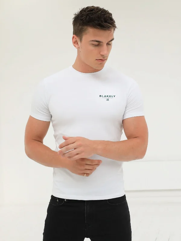 Riviera Initial T-Shirt - White