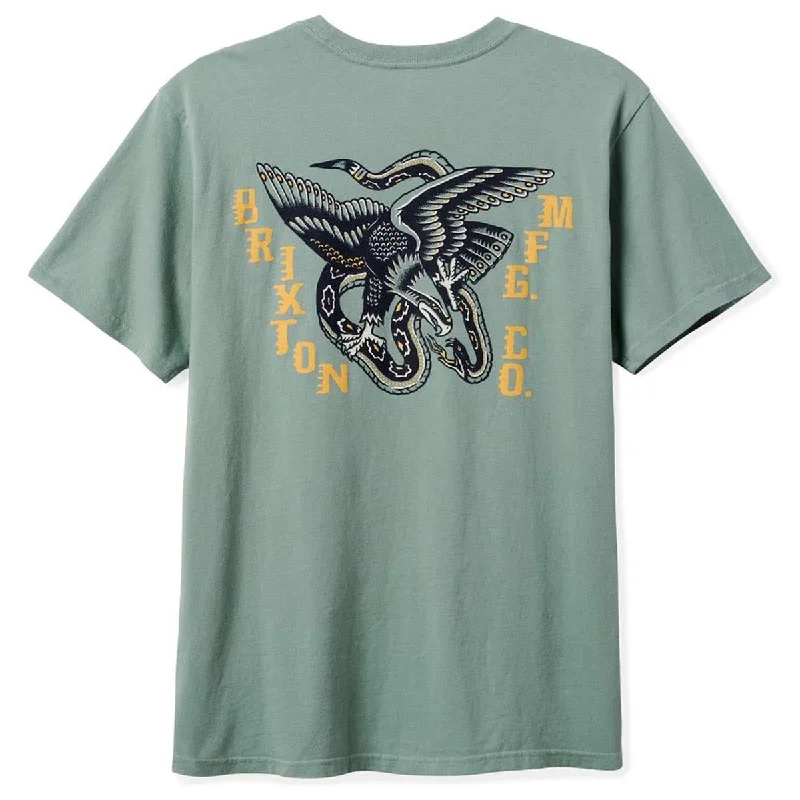 Brixton Battle T-Shirt - Chinois Green Classic Wash