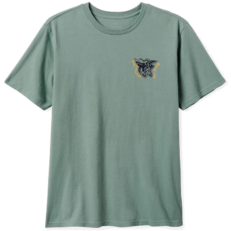 Brixton Battle T-Shirt - Chinois Green Classic Wash