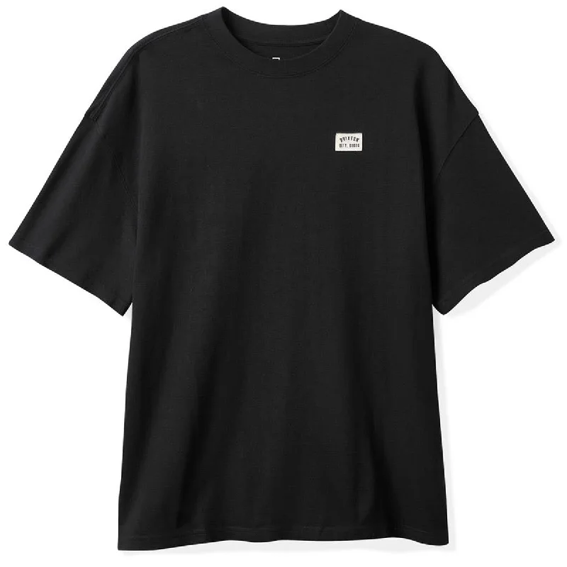 Brixton Woodburn Hw Relaxed T-Shirt - Black Classic Wash