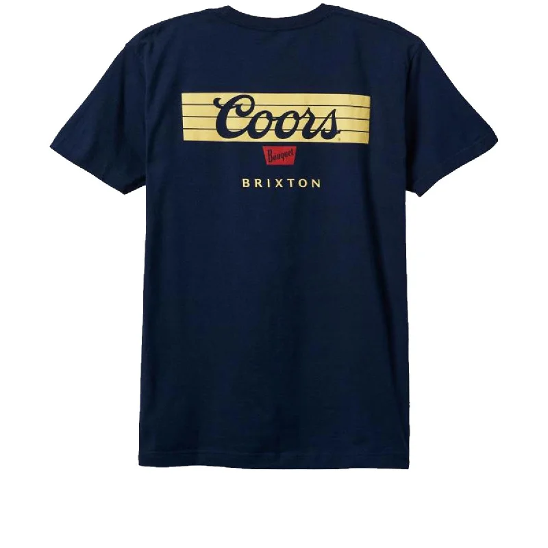 Brixton x Coors Bar T-Shirt - Navy