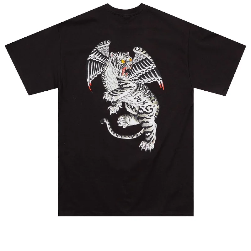 Bronze 56k Tiger Pocket T-Shirt - Black