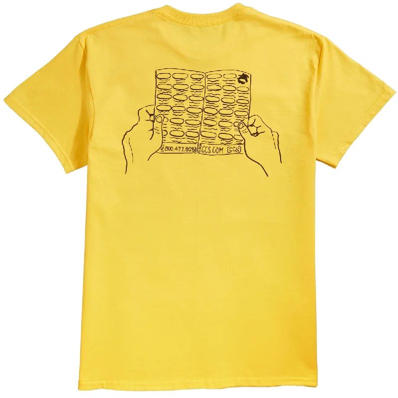 CCS Catalog Sketch T-Shirt - Yellow/Black