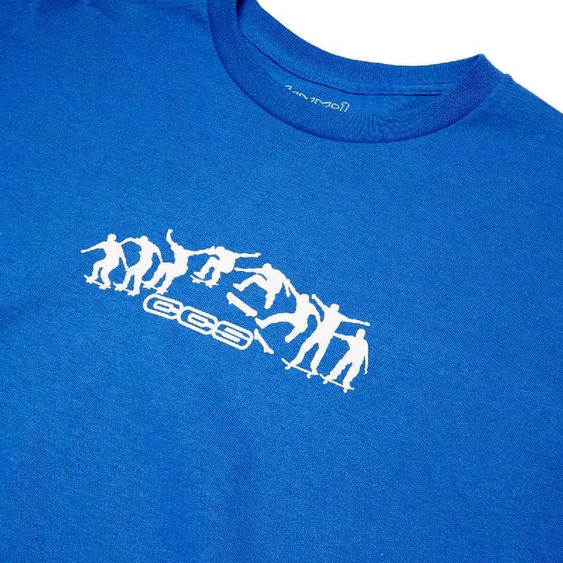 CCS Kickflip Logo T-Shirt - Blue/White