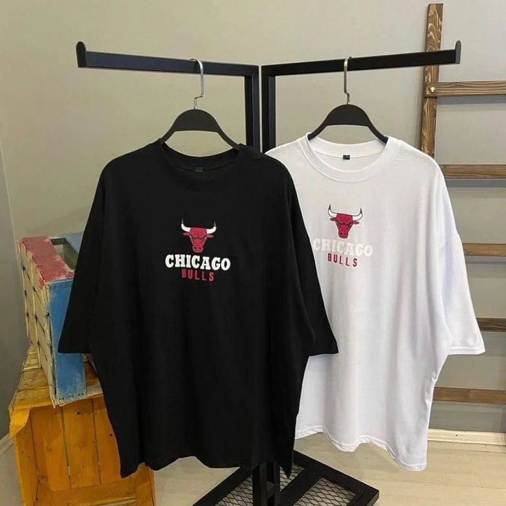 Chicago bulls men oversized tshirt