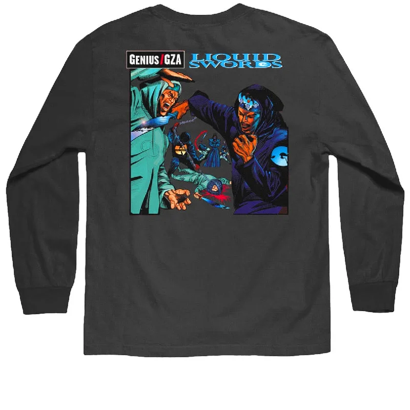 Chocolate x Interscope Liquid Swords Long Sleeve T-Shirt - Black