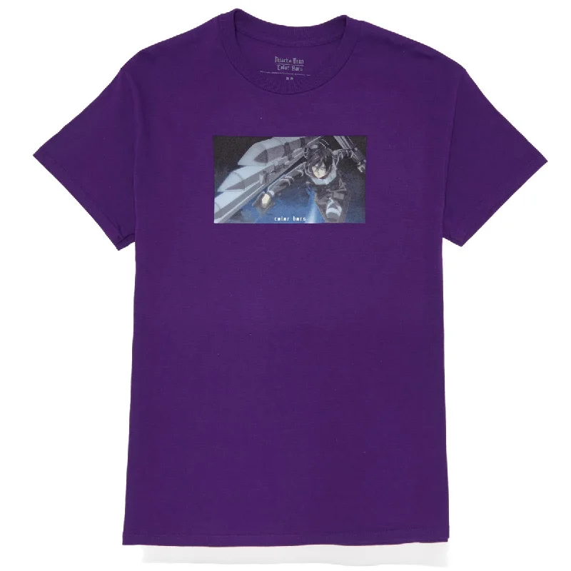 Color Bars x Attack on Titan Brigade T-Shirt - Purple