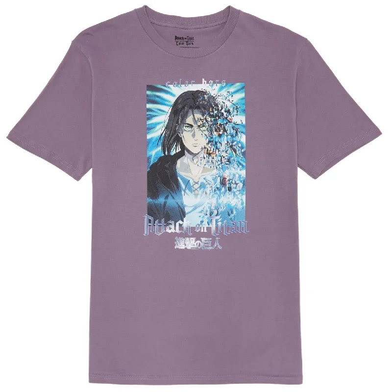 Color Bars x Attack on Titan Final Season T-Shirt - Lavender