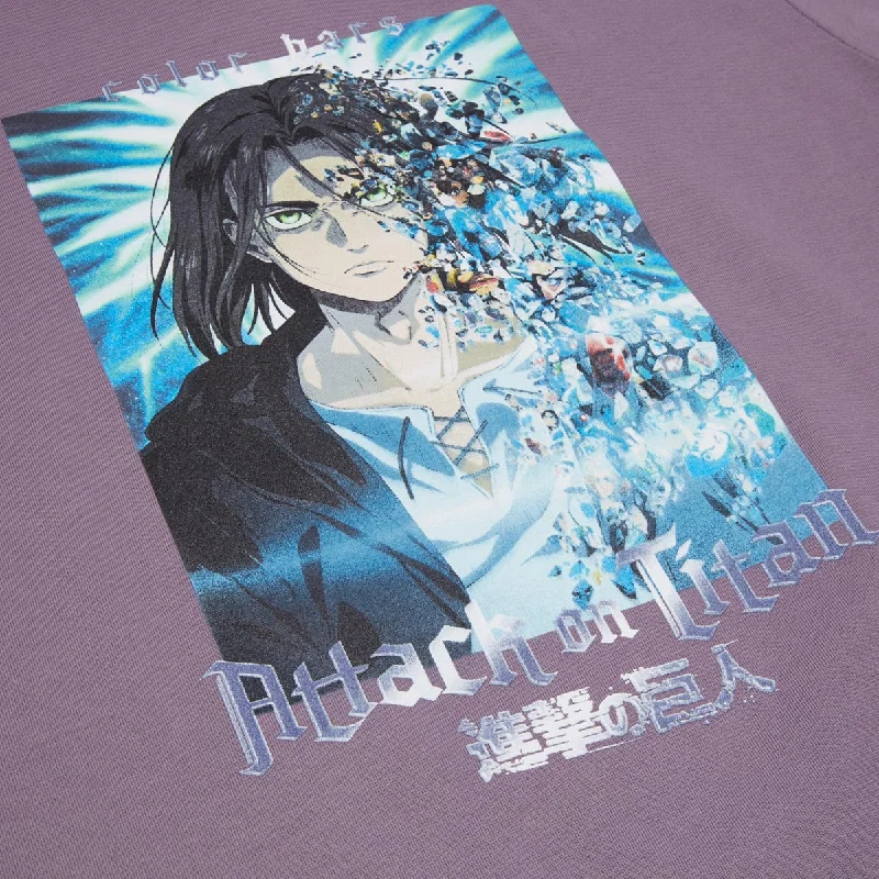 Color Bars x Attack on Titan Final Season T-Shirt - Lavender