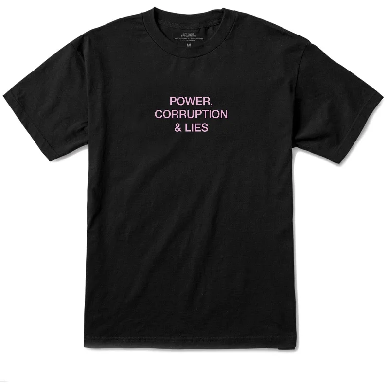 Color Bars x New Order Power Corruption and Lies T-Shirt - Black