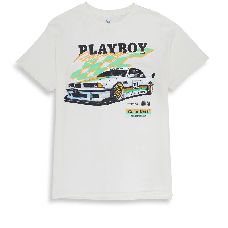 Color Bars x Playboy Motorsport T-Shirt - Cream