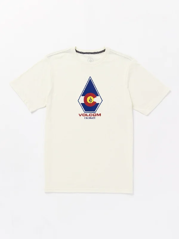 Coloradical Flag Short Sleeve Tee - Off White Heather