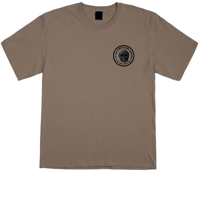 Creature Fiend Crest T-Shirt - Dusty Brown