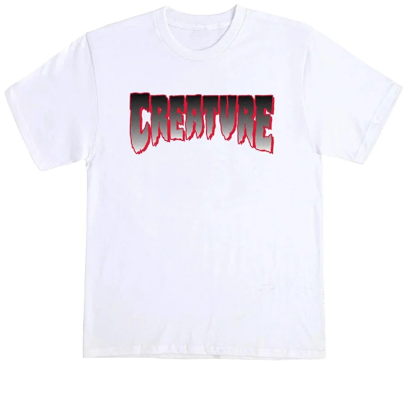 Creature Logo T-Shirt - White/Red