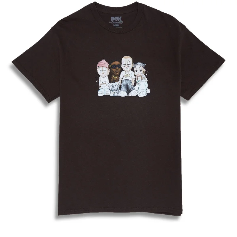 DGK Skateboards Family First T-Shirt - Dark Chocolate