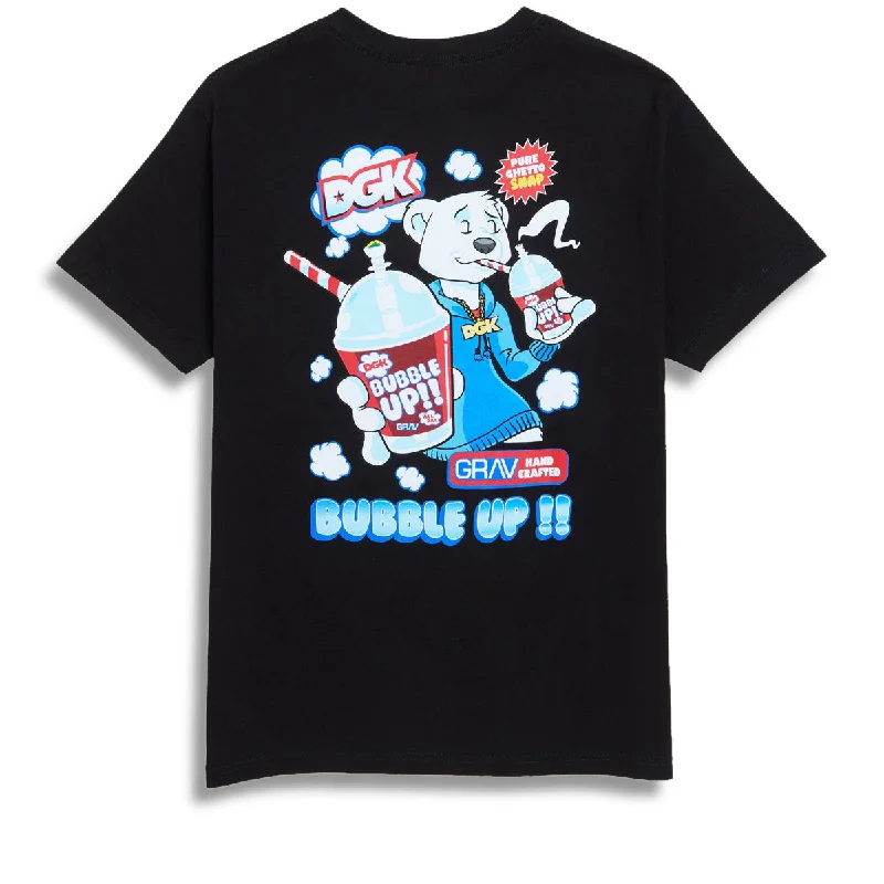 DGK x Grav Ghetto Snap T-Shirt - Black