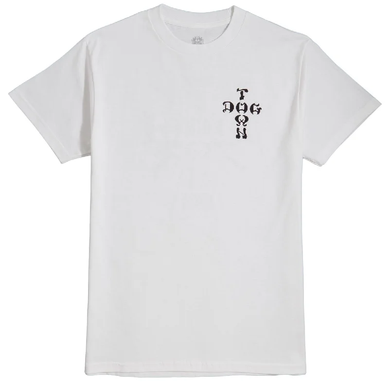 Dogtown Cross Logo T-Shirt - White/Black