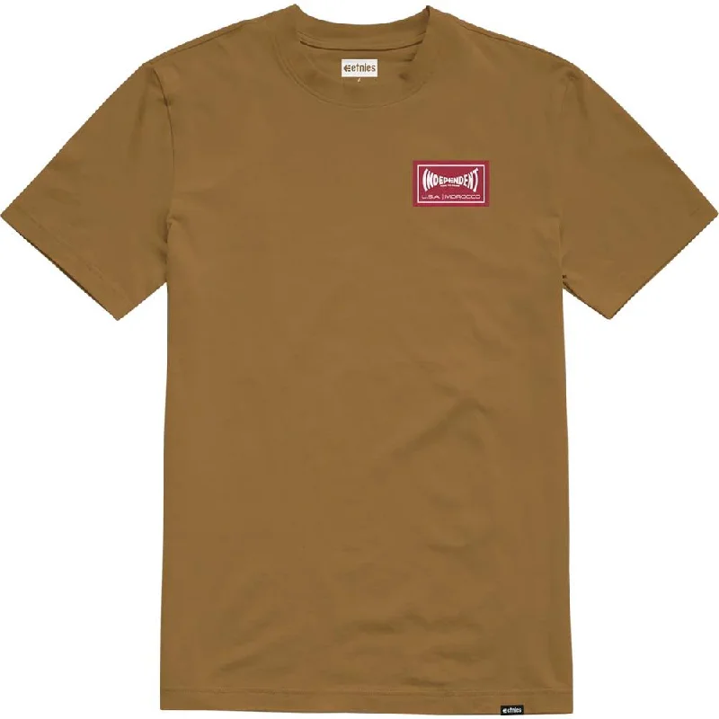 Etnies Independent Wash T-Shirt - Tobacco