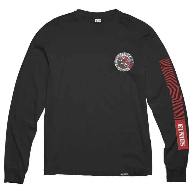 Etnies Rebel Retro Long Sleeve T-Shirt - Black