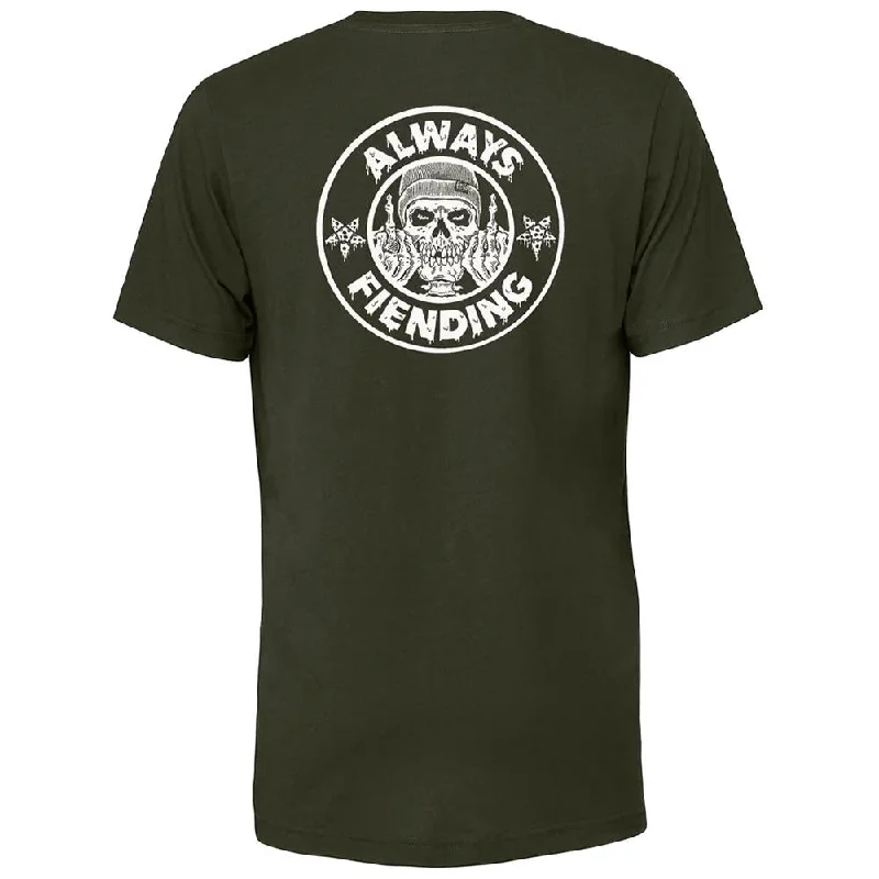 Fiend Always Fiending T-Shirt - Dark Olive