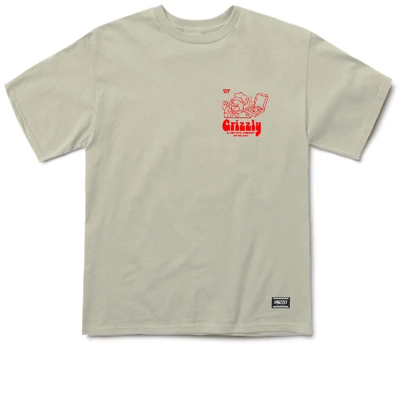 Grizzly By The Slice T-Shirt - Cream