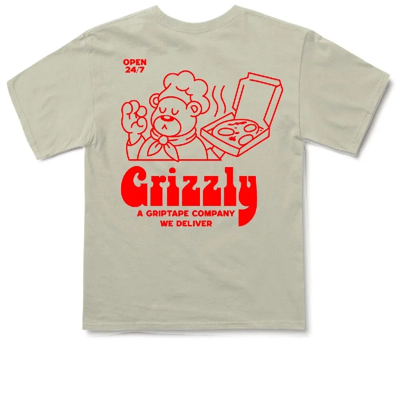 Grizzly By The Slice T-Shirt - Cream