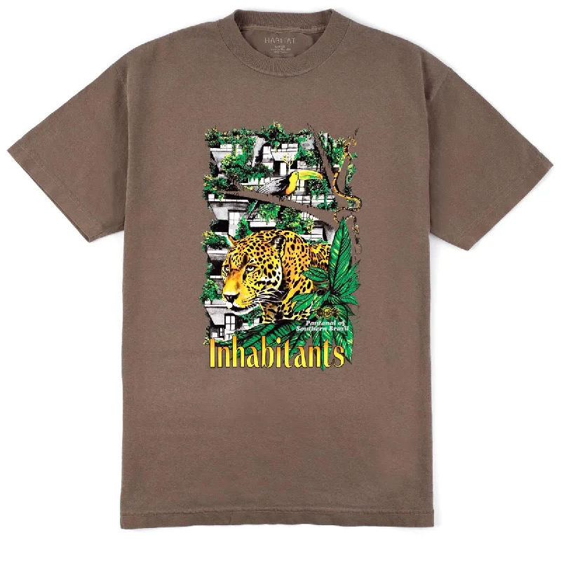 Habitat Pantanal Inhabitants T-Shirt - Washed Brown