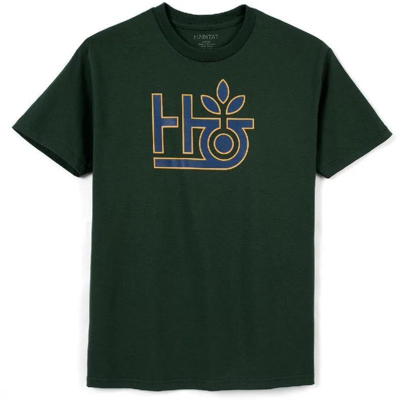 Habitat Pod Logo T-Shirt - Dark Green