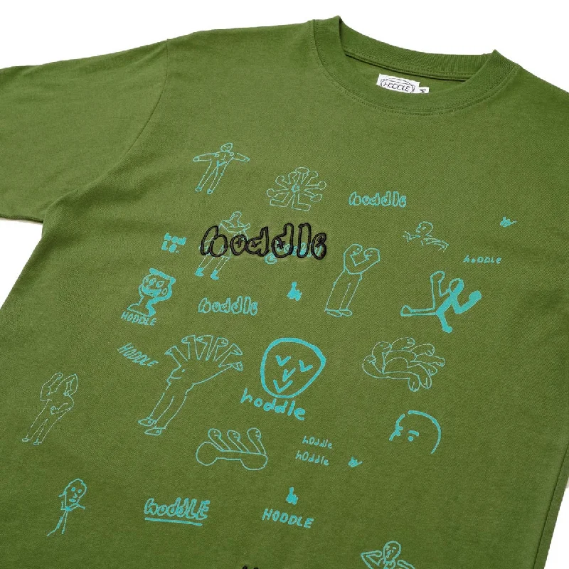 Hoddle Medusa T-Shirt - Olive