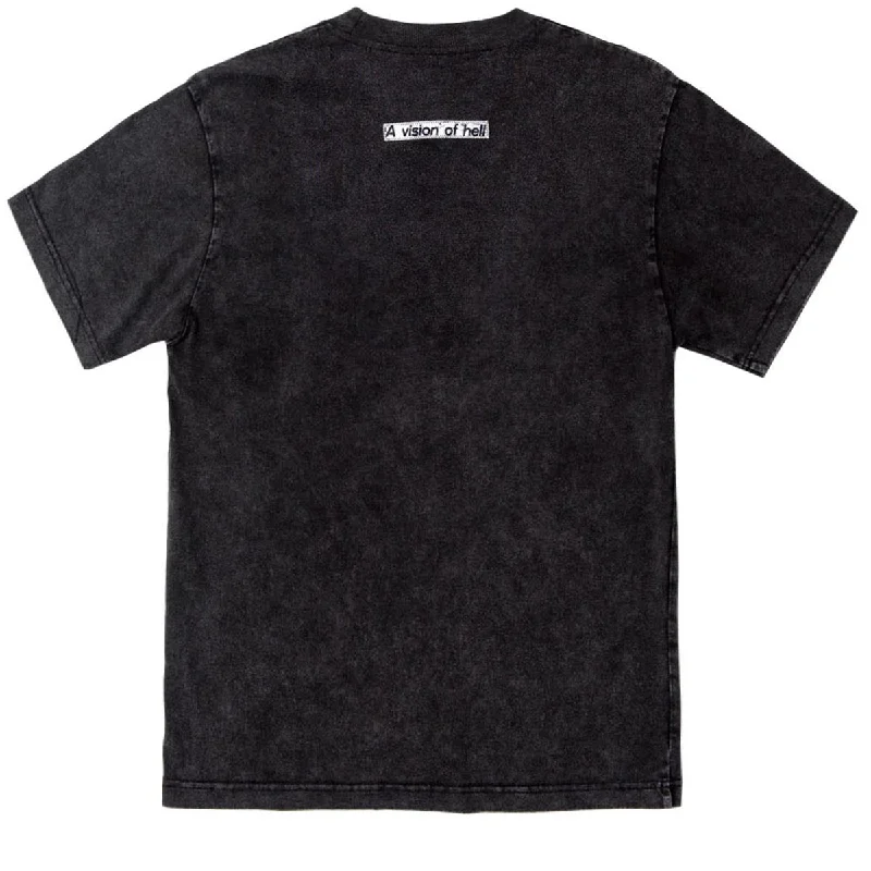 Hoddle Visions Logo T-Shirt - Black Wash