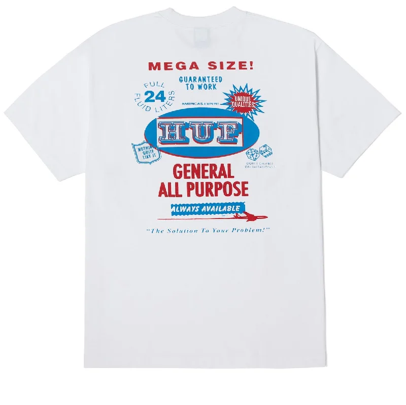 Huf All Purpose T-Shirt - White