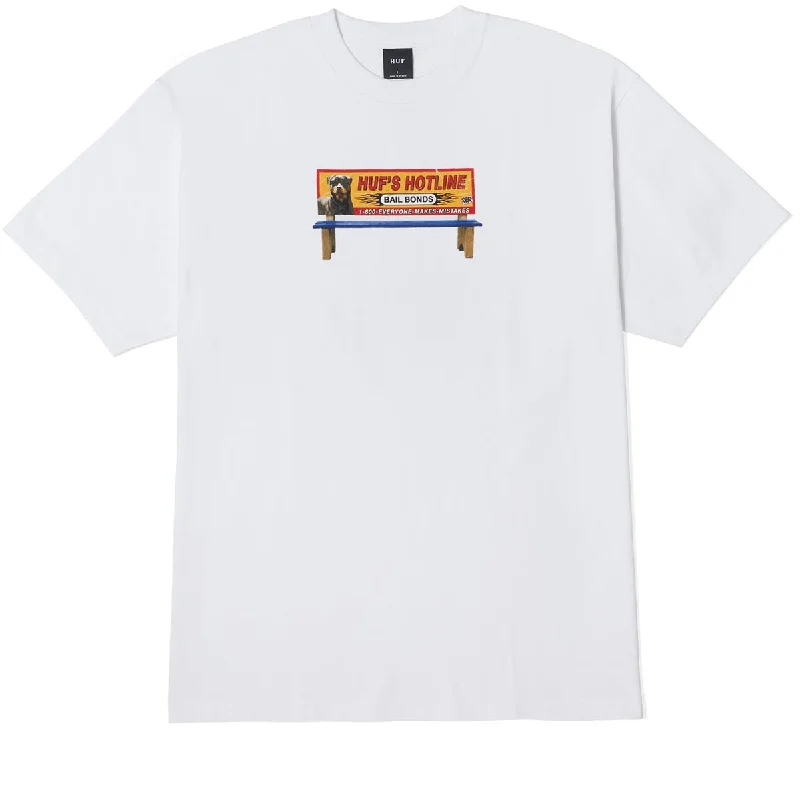 Huf Bail Bonds T-Shirt - White