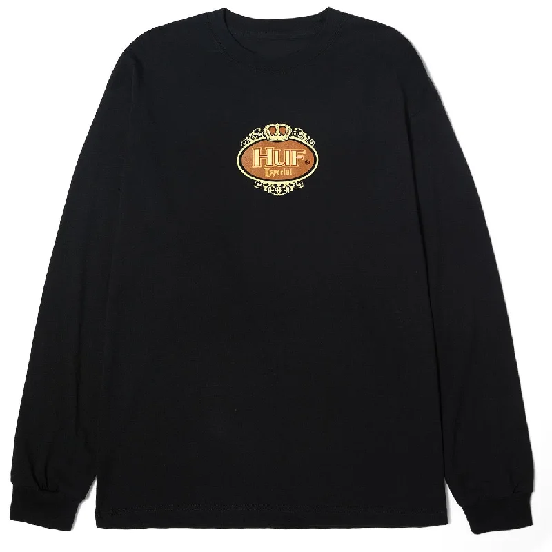 Huf Especial Long Sleeve T-Shirt - Black