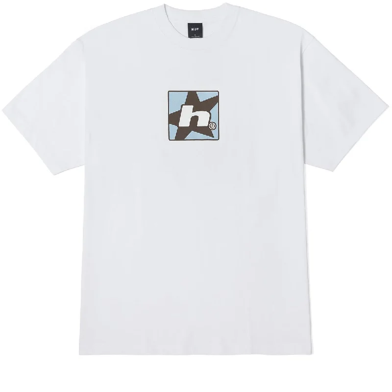 Huf H Star T-Shirt - White