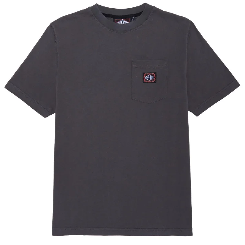 Independent Summit Scroll Pocket T-Shirt - Cement