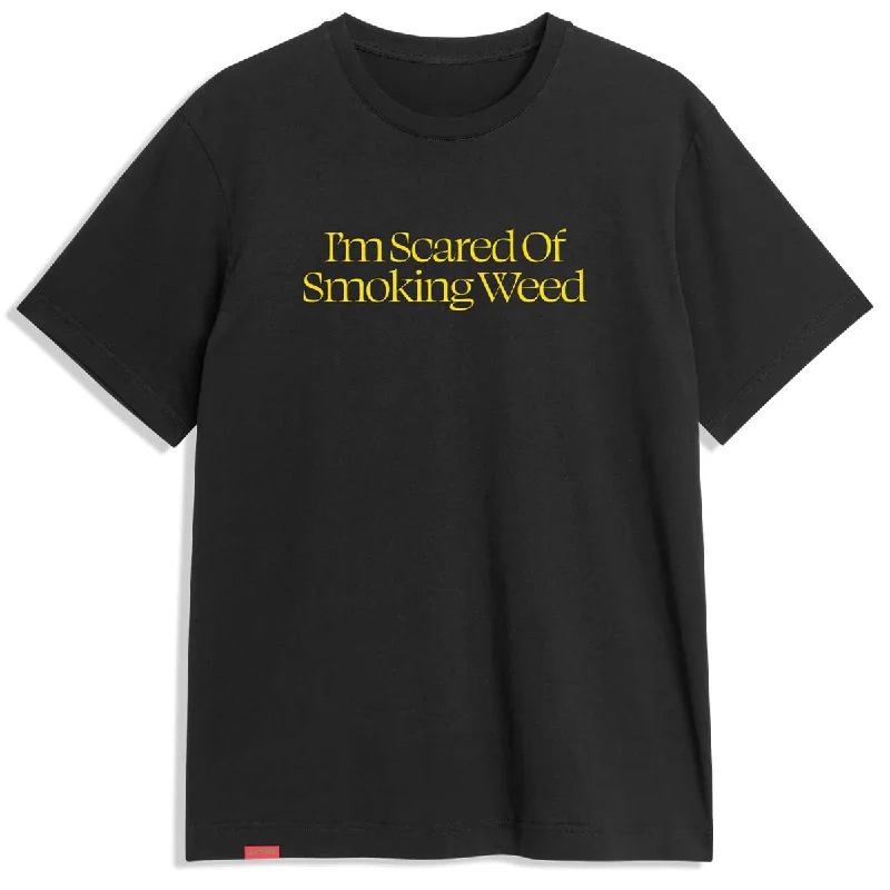 Jacuzzi Scared Weed T-Shirt - Black