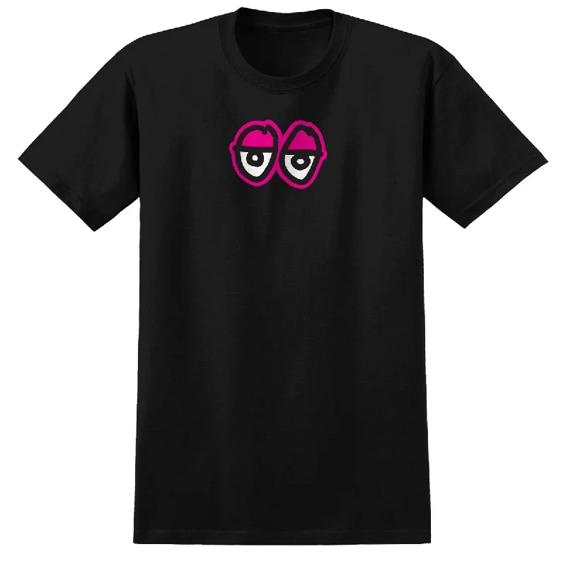 Krooked Eyes Lg T-Shirt - Black/Magenta/White//Black